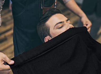 Utopia Towels Cotton Bleach Proof Salon Towel 16 by 27 inches, Bleach Safe Gym 100% Cotton Hand Towel, 24 Pack, Black - Image 5