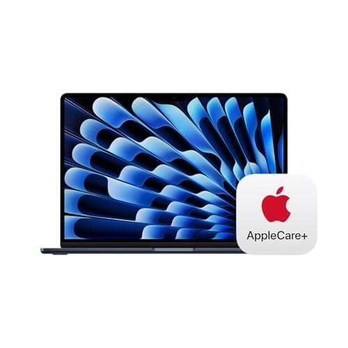 Apple 2025 MacBook Air 15-inch Laptop with M4 chip: Built for Apple Intelligence, 15.3-inch Liquid Retina Display, 24GB Unified Memory, 512GB SSD Storage, Touch ID; Midnight with AppleCare+ (3 Years) - Image 1