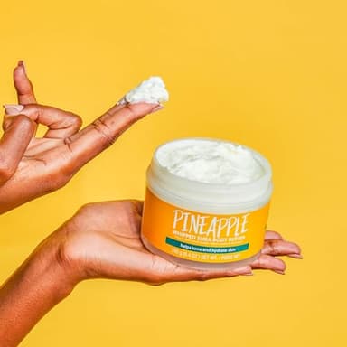 Tree Hut Pineapple Whipped Shea Body Butter | Long-lasting Hydration Leaves Skin Feeling Soft & Moisturized | Lightweight | Nourishing Essential Body Care | 8.4 fl oz. - Image 9