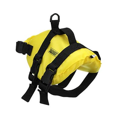 Seachoice Dog Life Vest, Adjustable Life Jacket for Dogs, w/Grab Handle, Yellow, Size XXS, Up to 6 Lbs. - Image 3