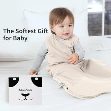 BubblePanda Rayon Made from Bamboo Sleep Sack 18-24 Months 1.0 Tog Supersoft & Breathable Toddler Sleep Sack 2t Baby Wearable Blanket with 2-Way Zipper Unisex Sleeping Bag for Babies - Image 7