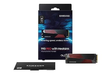 SAMSUNG 990 PRO Heatsink SSD 4TB, NVMe M.2, Speeds Up to 7,450MB/s Best for PlayStation® 5 (PS5 SSD) Console Expansion MZ-V9P4T0CW - Image 3