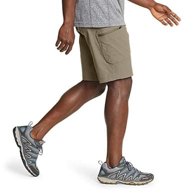 Eddie Bauer Men's Athletic Fit Rainier Shorts, Light Khaki, 34W - Image 3