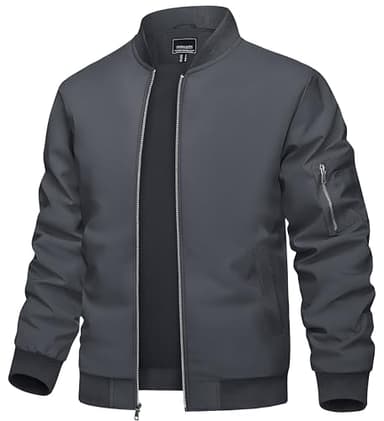 TACVASEN Bomber Jacket Men Casual-Jacket Outdoor Windbreaker Lightweight Bomber-Jackets Men Jackets Bomber Jackets for Mens Lightweight Coat - Image 1