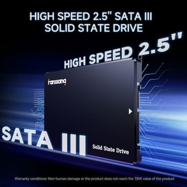 fanxiang 1TB SATA SSD 2.5'' SSD SATA III 6 Gb/s Internal Solid State Drive Up to 560 MB/s 3D NAND SLC Cache for Laptop and PC Desktop Performance Boost 7mm(0.28″) S101Q - Image 2