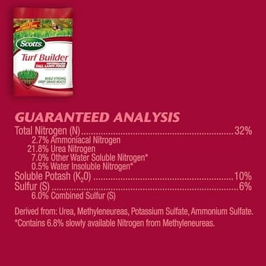 Scotts Turf Builder WinterGuard Fall Lawn Fertilizer for All Grass Types, 5,000 sq. ft., 12.5 lbs - Image 3