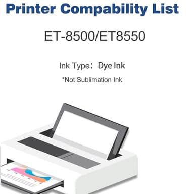 Couleuris 552 Ink Refill Bottles 6 Pack Replacement for Epson Ecotank Photo ET-8550 ET-8500 ET8550 ET8500 8550 8500 Printer, Compatible for T552 Dye Ink Black,Photo Black,Cyan, Magenta,Yellow, Gray - Image 2