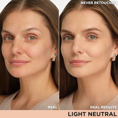 IT Cosmetics CC+ Cream (Light Neutral) - Natural Full Coverage Foundation With SPF 50+, Color Corrector & Anti-Aging Hydrating Serum, Hyaluronic Acid + Peptides, Lightweight - 1.08 fl oz - Image 2