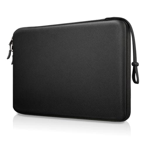 FINPAC Hard Laptop Sleeve Case for 15.3 inch MacBook Air M4 M3 M2 2025 2024, 16.2 inch MacBook Pro M4/M3/M2/M1 Pro/Max A2991 A2780 A2485 A2141, Waterproof Case for Surface Laptop/Book, Black - Image 1