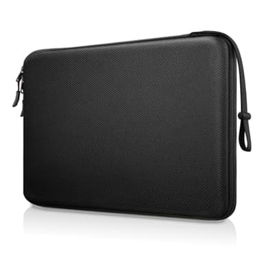FINPAC Hard Laptop Sleeve Case for 15.3 inch MacBook Air M4 M3 M2 2025 2024, 16.2 inch MacBook Pro M4/M3/M2/M1 Pro/Max A2991 A2780 A2485 A2141, Waterproof Case for Surface Laptop/Book, Black - Image 1