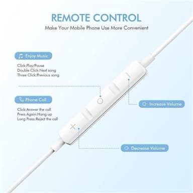 2 Packs USB C Headphones for iPhone 17/16/15 Earbuds with Microphone & Volume Control HiFi Stereo Type C Earphones for Galaxy S23/S22/S21/S20/Ultra Note 10/20, for Pixel 7/6/6a/5/4 OnePlus 9 8 - Image 3