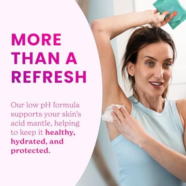 Lume Acidified Deodorant Wipes - 24 Hour Odor Control - Aluminum Free, Baking Soda Free, Skin Loving - 45 Count (Pack of 2) (Cool Cucumber) - Image 8