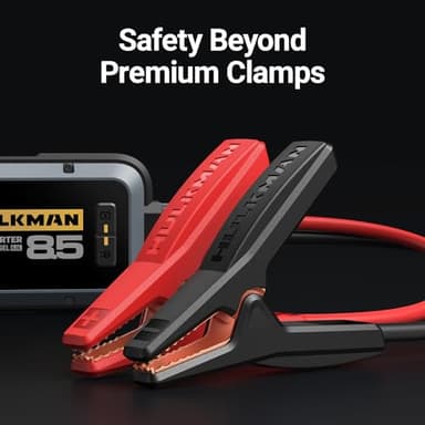Hulkman Alpha85,Space Gray,2000A 74Wh Smart Jump Starter,12V Portable Car Battery Booster with 3.3" Display,USB-C Power Pack,5-Mode Flashlight,Jumper Cables for up to 8.5L Gas/6.0L Diesel - Image 7
