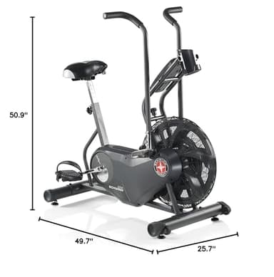 Schwinn Fitness AD6 Airdyne Bike, Black, 48 x 15 x 27 (100250) - Image 8