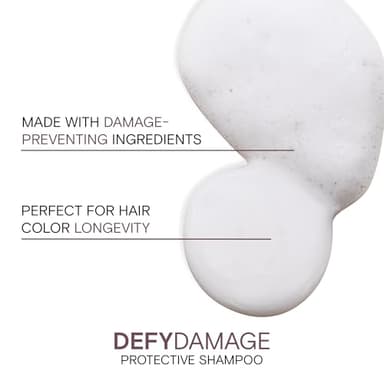 Joico Defy Damage Protective Shampoo | For Color-Treated Hair | Strengthen Bonds & Preserve Hair Color | With Moringa Seed Oil & Arginine | 1.7 Fl Oz - Image 4