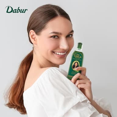 Dabur Amla Hair Oil - Nourishing Indian Oil for Men & Women, for Healthy, Moisturized Hair and Scalp (300ml) - Image 7