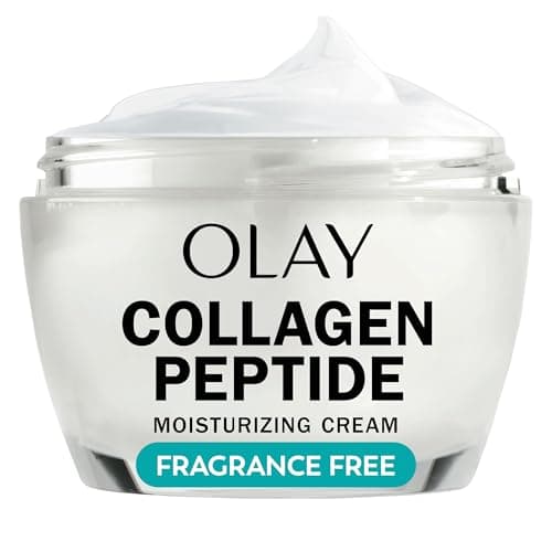 Olay Collagen Peptide Face Moisturizer, Firming Cream for Women, Fragrance-Free, Non-Greasy - Hydrating, Anti-Aging, Anti-Wrinkle, Smooth Fine Lines, Plumping Skin Care - Niacinamide, 1.7 Oz - Image 1