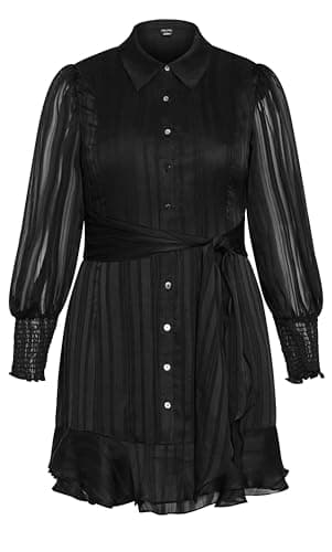 City Chic Women's Plus Size Stripe Lover Dress, 18 - Image 7