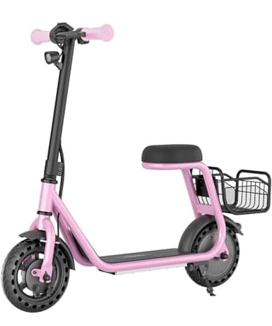 Hiboy Q2 Lite Kids Electric Scooter with Seat Ages 4-10 - 3-Speed Adjustable, UL Certified, Up to 9.3 MPH with 100W Motor, 5-Mile Range, LED Neon/Brake Lights, LCD Display - Pink - Image 8