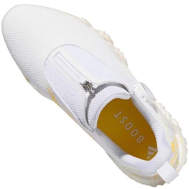 adidas Men's CodeChaos 22 BOA Spikeless Golf Shoes, Footwear White/Spark/Crystal White, 9.5 - Image 6