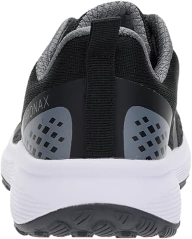 BRONAX Wide Tennis Shoes for Women Lace up Round Toe Comfortable Stylish Size 8w Athletic Gym Outdoor Sports Sneakers Walking Maternity Pregnancy Lightweight Casual Black 39 - Image 4