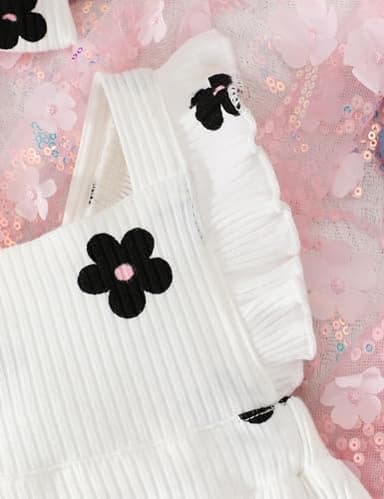 Fullfamous Infant Baby Girl Clothes Outfits Romper Spring Summer Clothing Onesie Bodysuit Jumpsuit ropa de bebe niña Daisy 0-3 Months - Image 4