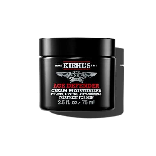 Kiehl's Age Defender Cream Moisturizer, Firming & Lifting Anti-Aging Treatment for Men, Gently Exfoliates, Minimizes Look of Fine Lines & Wrinkles, with Capryloyl Salicylic Acid & Caffeine - 2.5 fl oz - Image 1