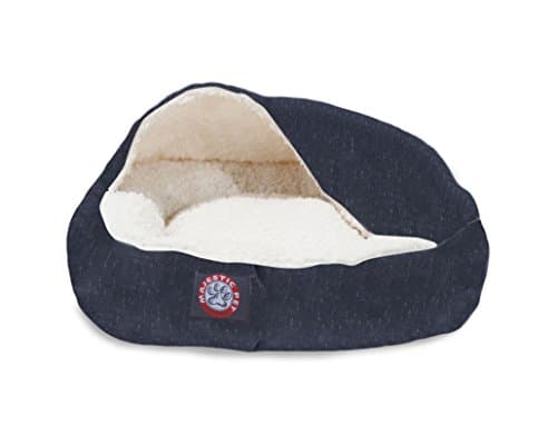 18 inch Navy Wales Canopy Cat Bed