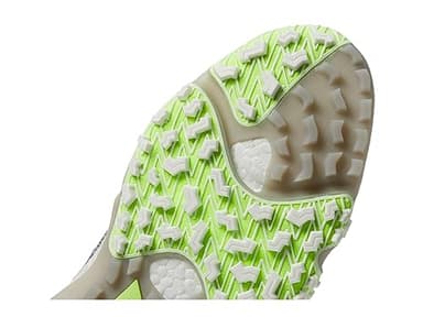 adidas Men's CodeChaos 22 Spikeless Golf Shoes, Footwear White/Grey Three/Lucid Lemon, 8 - Image 7