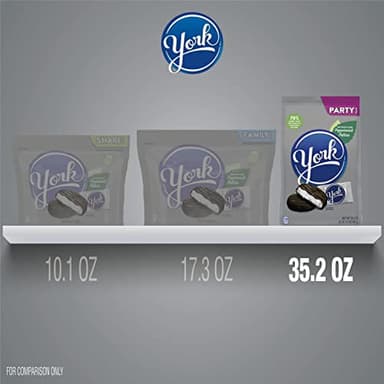 YORK Dark Chocolate Peppermint Patties, Candy Party Pack, 35.2 oz - Image 4