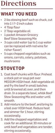 Amazon Grocery, Beef Stew Seasoning Mix, 13.8 Oz, 12 Ct (Previously Happy Belly, Packaging May Vary - Image 7
