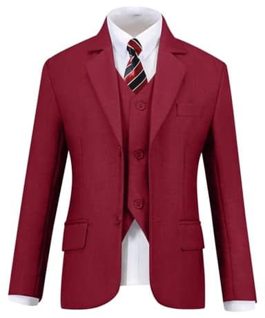 Boy Suits for Kid Tuxedo Suit Graduation Suits for Boys Toddler Slim Fit Ring Bearer Outfit Boys Suit Size 5T - Image 3