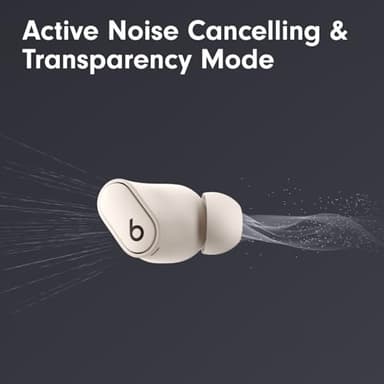 Beats Studio Buds + | True Wireless Noise Cancelling Earbuds, Enhanced Apple & Android Compatibility, Built-in Microphone, Sweat Resistant Bluetooth Headphones, Spatial Audio - Ivory - Image 2