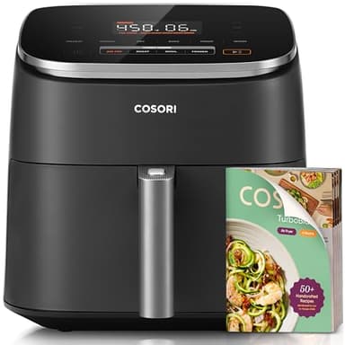 Cosori 9-in-1 TurboBlaze Air Fryer 6 Qt, Premium Ceramic Coating, 90°–450°F, Precise Heating for Even Results, Air Fry, Roast, Bake, Broil, Dry, Frozen, Proof, Reheat, Keep Warm, 120V - Image 1