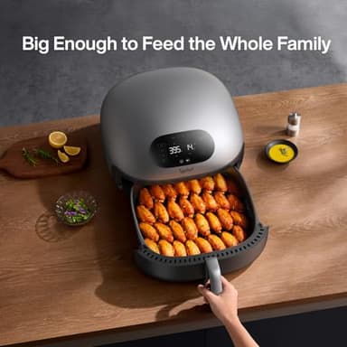 Typhur Dome 2 Air Fryer, Extra Large Airfryer with Superior Airflow, Self-cleaning Smart Digital Fryer with PFAS free Basket for Quick Easy Meals, Fits a 12" Pizza or 4-Slice Toast - Image 5