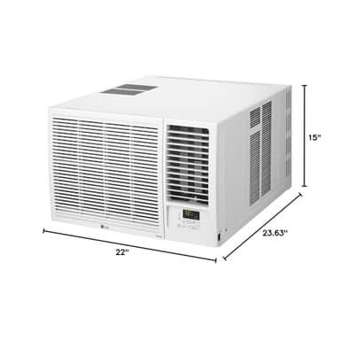 LG R-LW1223ERSM-BG-W20 12,200 BTU Smart Wi-Fi Enabled Window Air Conditioner (Renewed) Bundle with 3 YR CPS Enhanced Protection Pack - Image 9
