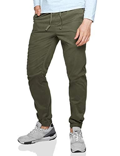 Match Men's Chino Jogger Pant #6535(38,6535 R-green) 36 US - Image 1