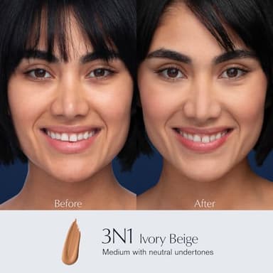 Estée Lauder Double Wear Stay-in-Place 24-Hour Long-Wear Matte Foundation Makeup, 1 Fl Oz, 3N1 Ivory Beige - Image 3