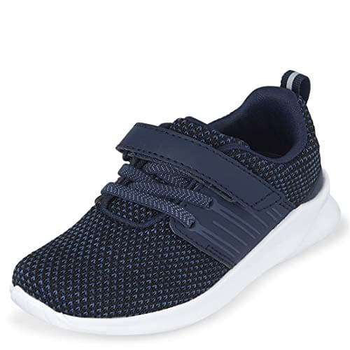 The Children's Place,baby-boys,Jogging Sneakers,Uniform Running Sneakers,Navy,4 Toddler - Image 1