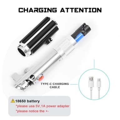 Saberforms Lightsaber Dueling Light Saber with 12 RGB Colors 16 Sound Fonts and Motion Control, Force FX Lightsabers with Premium Metal Handle and Replaceable Blade, Light Sabers for Adults, Kids - Image 6
