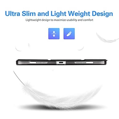 ProCase Cover for iPad Pro 11 Inch Case 2022/2021/2020/2018, Slim Stand Hard Back Shell Smart Cover for iPad Pro 11 4th Gen 2022/3rd Gen 2021/ 2nd Gen 2020/1st Gen 2018 -Black - Image 8