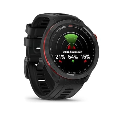 Garmin Approach® S70-47 mm Black Ceramic Bezel with Black Silicone Band (Refurbished) - Image 3