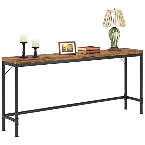 LITTLE TREE 70.9 Inch Extra Long Console Table, Narrow Long Sofa Table for Living Room - Image 1
