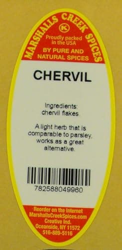 Marshalls Creek Spices Chervil 3 ounce XL ECO Friendly Kraft Stand-up Pouch. Premium Quailty - Image 2