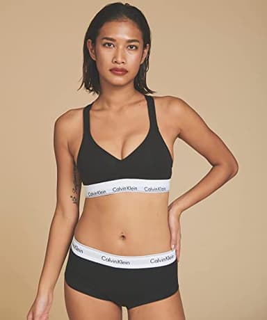 Calvin Klein Women's Modern Cotton Short, Black, Large - Image 2