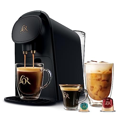 L'OR Barista System Coffee and Espresso Machine Combo by Philips, Matte Black - Image 1