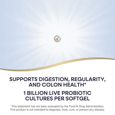 Nature's Way Complete Probiotic Pearls, Supports Digestive Balance*, 1 Billion Live Cultures, Supplement for Men and Women, No Refrigeration Required, 90 softgels - Image 2
