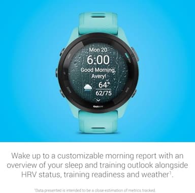 Garmin Forerunner 265 Running Smartwatch, Colorful AMOLED Display, Training Metrics and Recovery Insights, Aqua and Black (Renewed) - Image 5