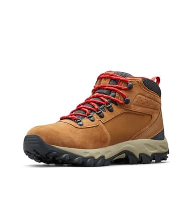 Columbia Men's Newton Ridge Plus II Suede Waterproof, 2024 Elk/Mountain Red, 11.5 - Image 2