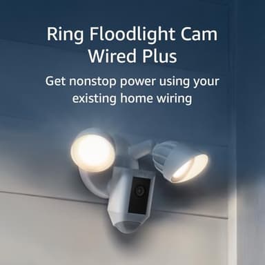 Ring Floodlight Cam Plus, Wired with Ring Outdoor Cam Plus, Battery - Image 7